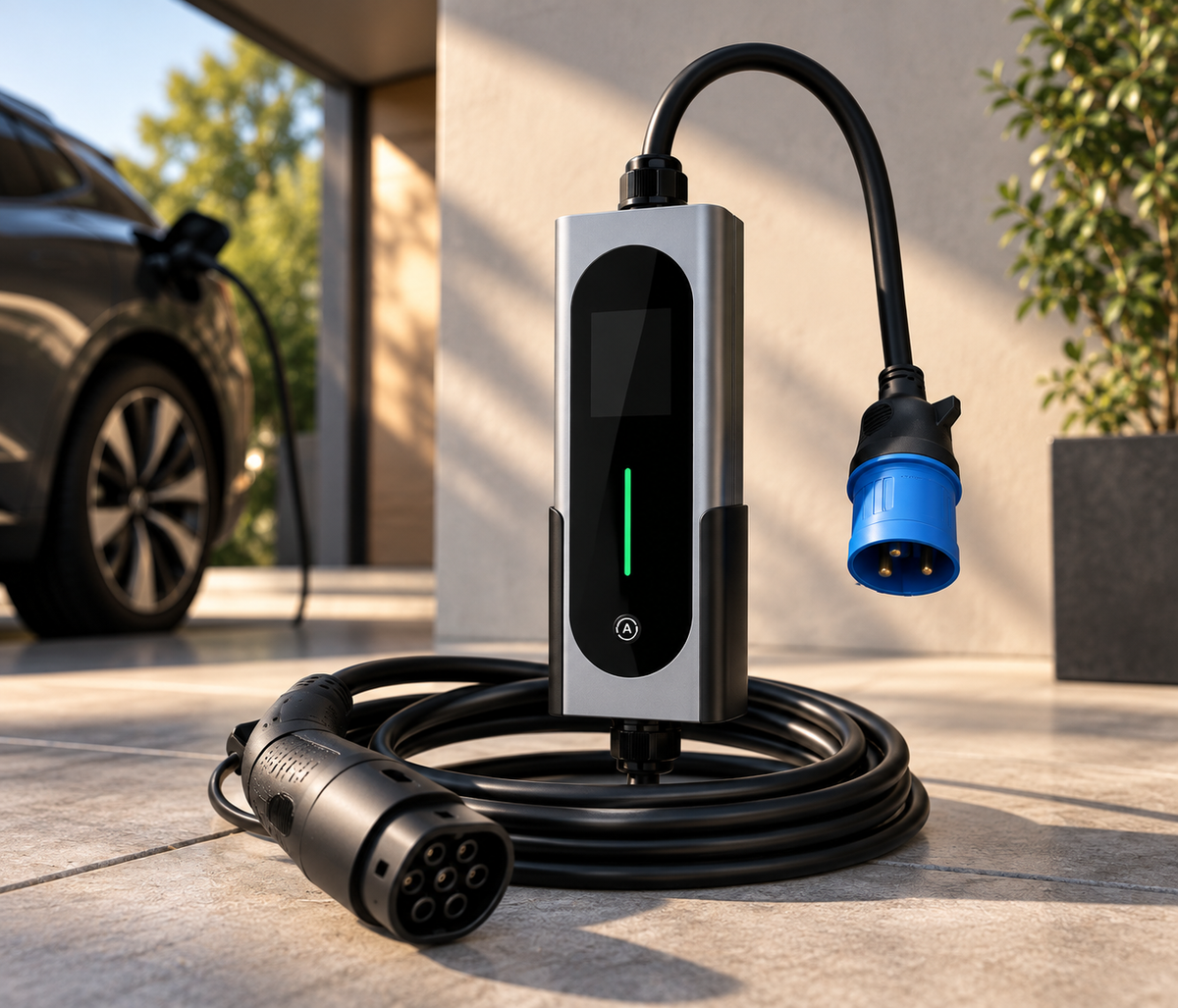 Chargeur portable voiture électrique 7 kW Type 2 – Spacile
