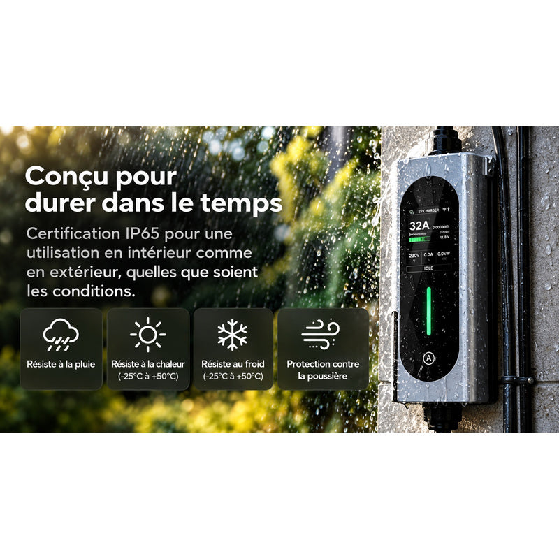 Chargeur portable voiture électrique 7 kW Type 2 – Spacile