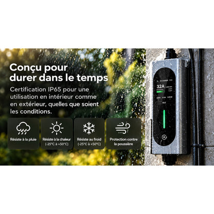 Chargeur portable voiture électrique 7 kW Type 2 – Spacile
